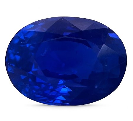 5.25 ct Oval Blue Natural Sapphire