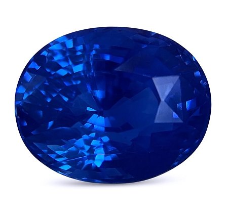 5.37 ct Oval Blue Natural Sapphire