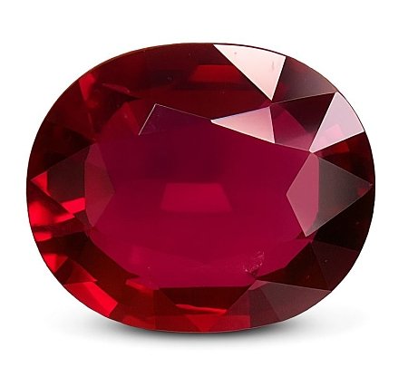3.05 ct Oval Red Natural Ruby
