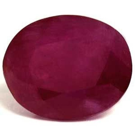 4.85 ct Oval Red Natural Ruby