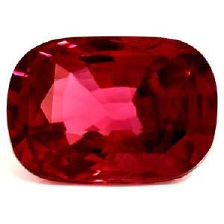 3.11 ct Cushion Red Natural Ruby