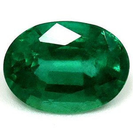 1.37 ct Oval Green Natural Emerald