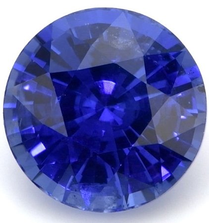 2.91 ct Round Blue Natural Sapphire