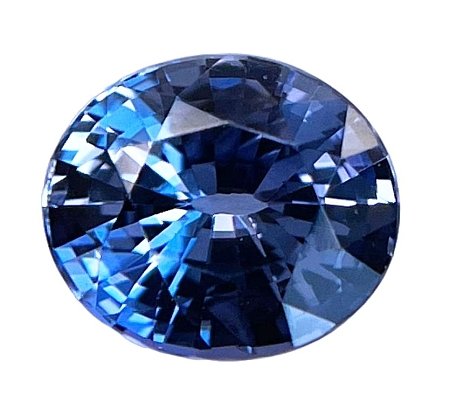 2.49 ct Oval Blue Natural Sapphire