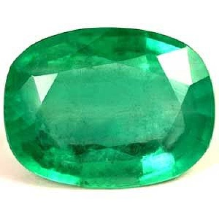 2.97 ct Cushion Green Natural Emerald