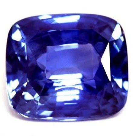 7.03 ct Cushion Blue Natural Sapphire