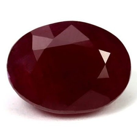 4.83 ct Oval Red Natural Ruby