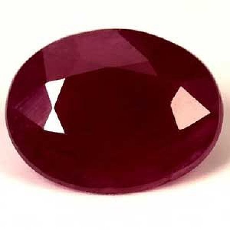 3.34 ct Oval Red Natural Ruby