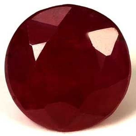 1.60 ct Round Red Natural Ruby