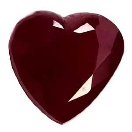 1.49 ct Heart Red Natural Ruby