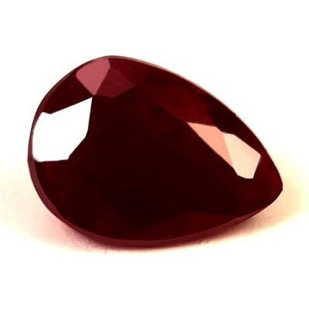 0.93 ct Pear Red Natural Ruby