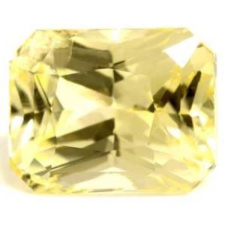 6.85 ct Emerald Yellow Natural Sapphire