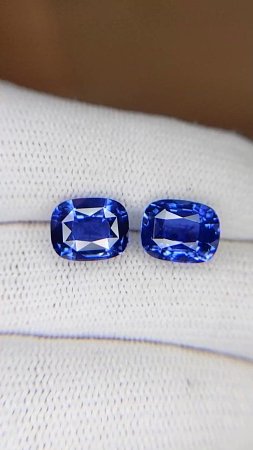 7.13 ct Cushion Blue Natural Sapphire