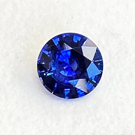 1.61 ct Round Blue Natural Sapphire