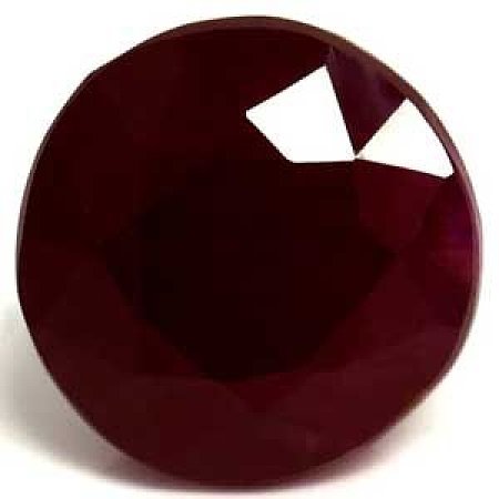 2.15 ct Round Red Natural Ruby