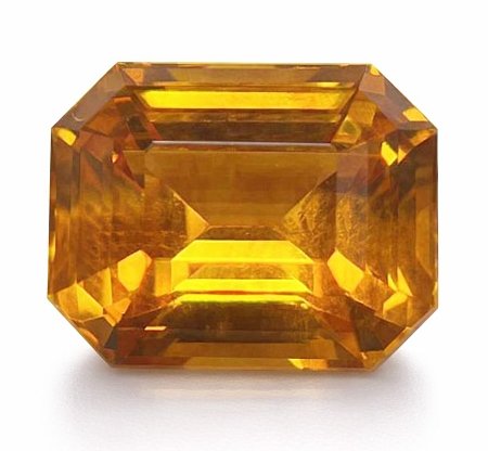 4.50 ct Emerald Orange Natural Sapphire