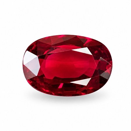 2.02 ct Oval Red Natural Ruby