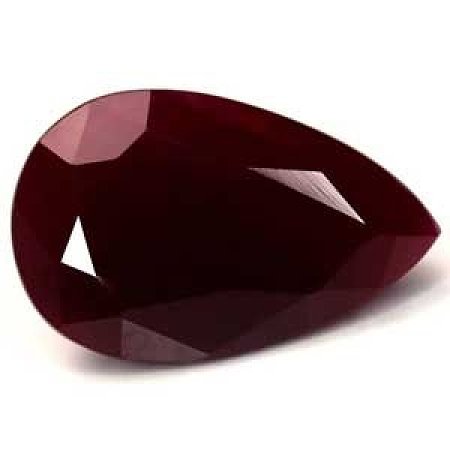 9.01 ct Pear Red Natural Ruby