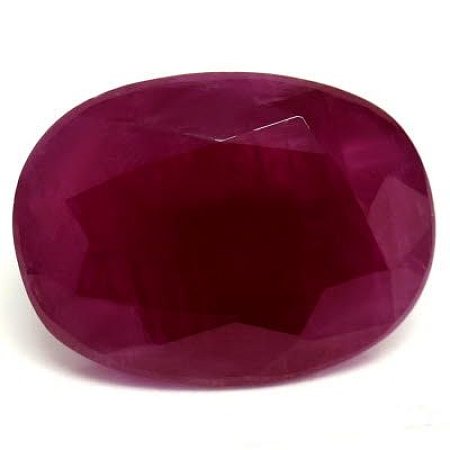 4.86 ct Oval Red Natural Ruby