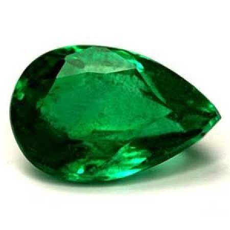 1.05 ct Pear Green Natural Emerald