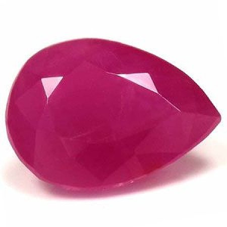 4.08 ct Pear Red Natural Ruby
