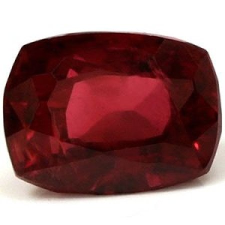 0.62 ct Cushion Red Natural Ruby