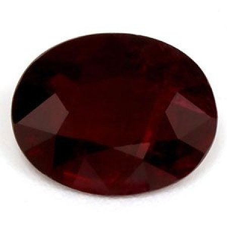 0.87 ct Oval Red Natural Ruby