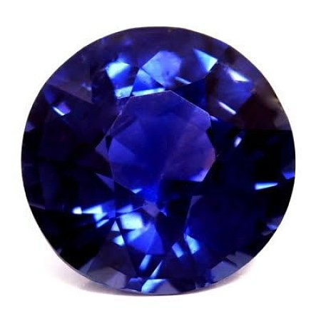 3.21 ct Round Purple Natural Sapphire
