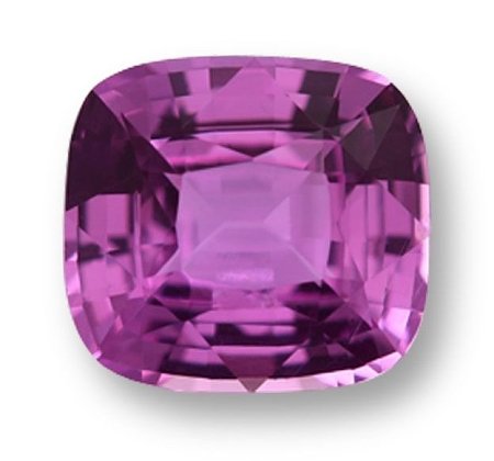 1.57 ct Cushion Pink Natural Sapphire