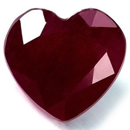 2.02 ct Heart Red Natural Ruby