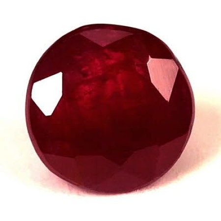 1.03 ct Round Red Natural Ruby