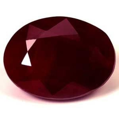 6.76 ct Oval Red Natural Ruby