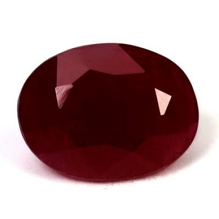 2.47 ct Oval Red Natural Ruby