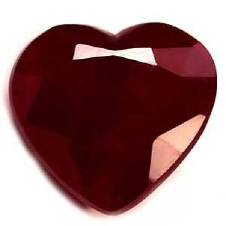 2.43 ct Heart Red Natural Ruby