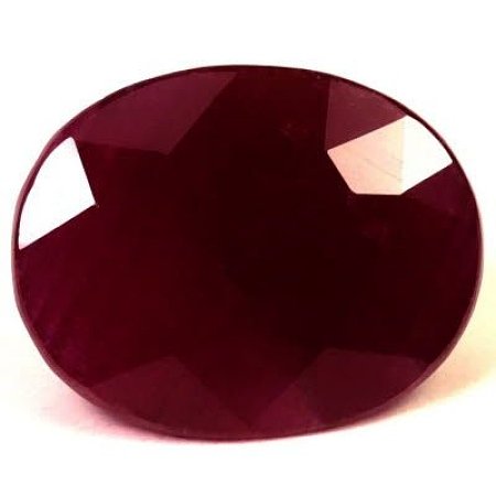 6.62 ct Oval Red Natural Ruby