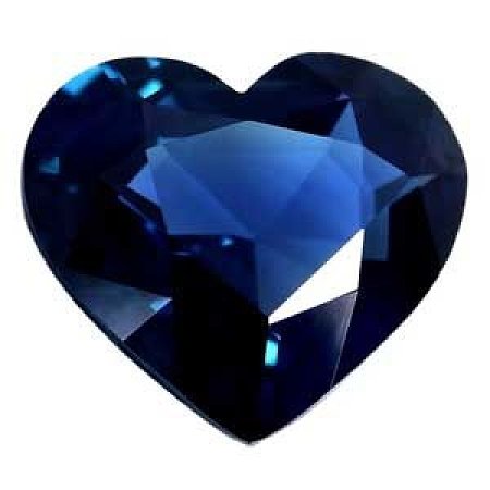 2.51 ct Heart Blue Natural Sapphire