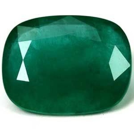 13.08 ct Cushion Green Natural Emerald