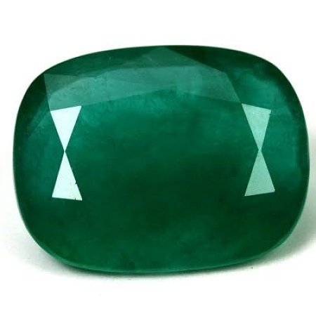 13.08 ct Cushion Green Natural Emerald