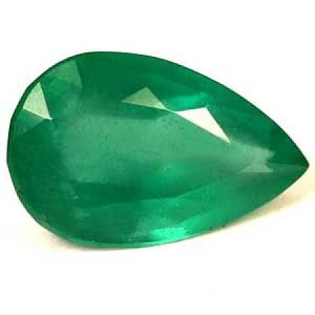 1.16 ct Pear Green Natural Emerald