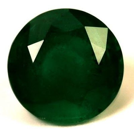 3.03 ct Round Green Natural Emerald