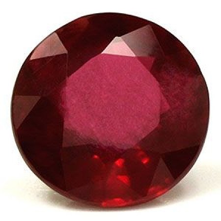 0.56 ct Round Red Natural Ruby