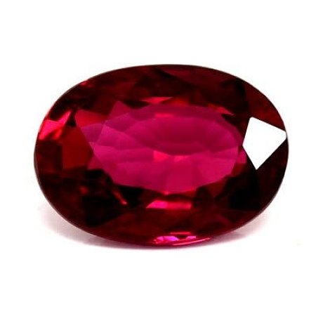 0.69 ct Oval Red Natural Ruby