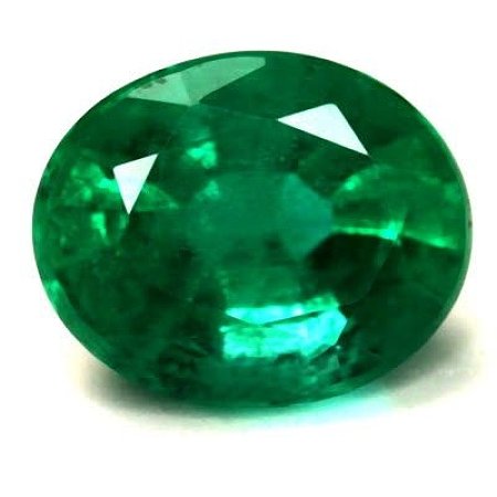 1.96 ct Oval Green Natural Emerald