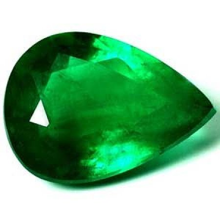 2.08 ct Pear Green Natural Emerald
