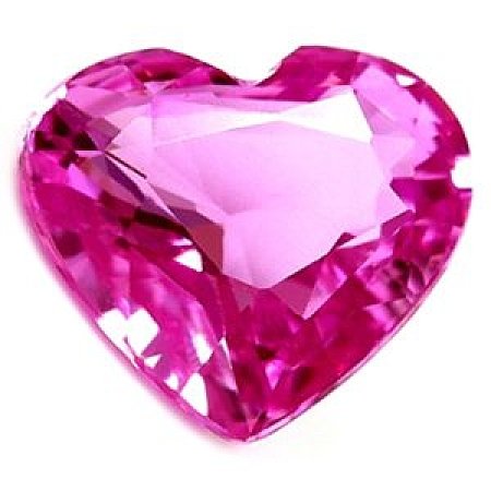 1.04 ct Heart Pink Natural Sapphire