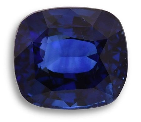 4.04 ct Cushion Blue Natural Sapphire