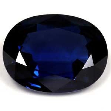 12.81 ct Oval Blue Natural Sapphire