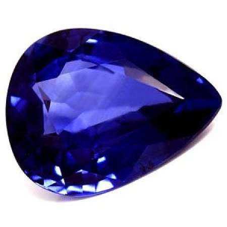 3.73 ct Pear Blue Natural Sapphire