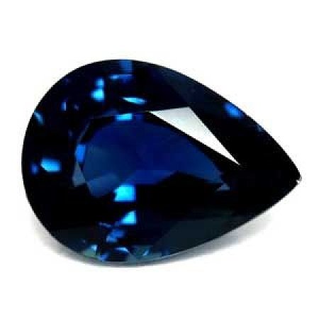 0.94 ct Pear Blue Natural Sapphire