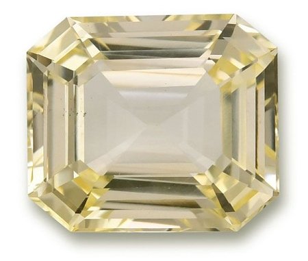 10.39 ct Emerald Yellow Natural Sapphire